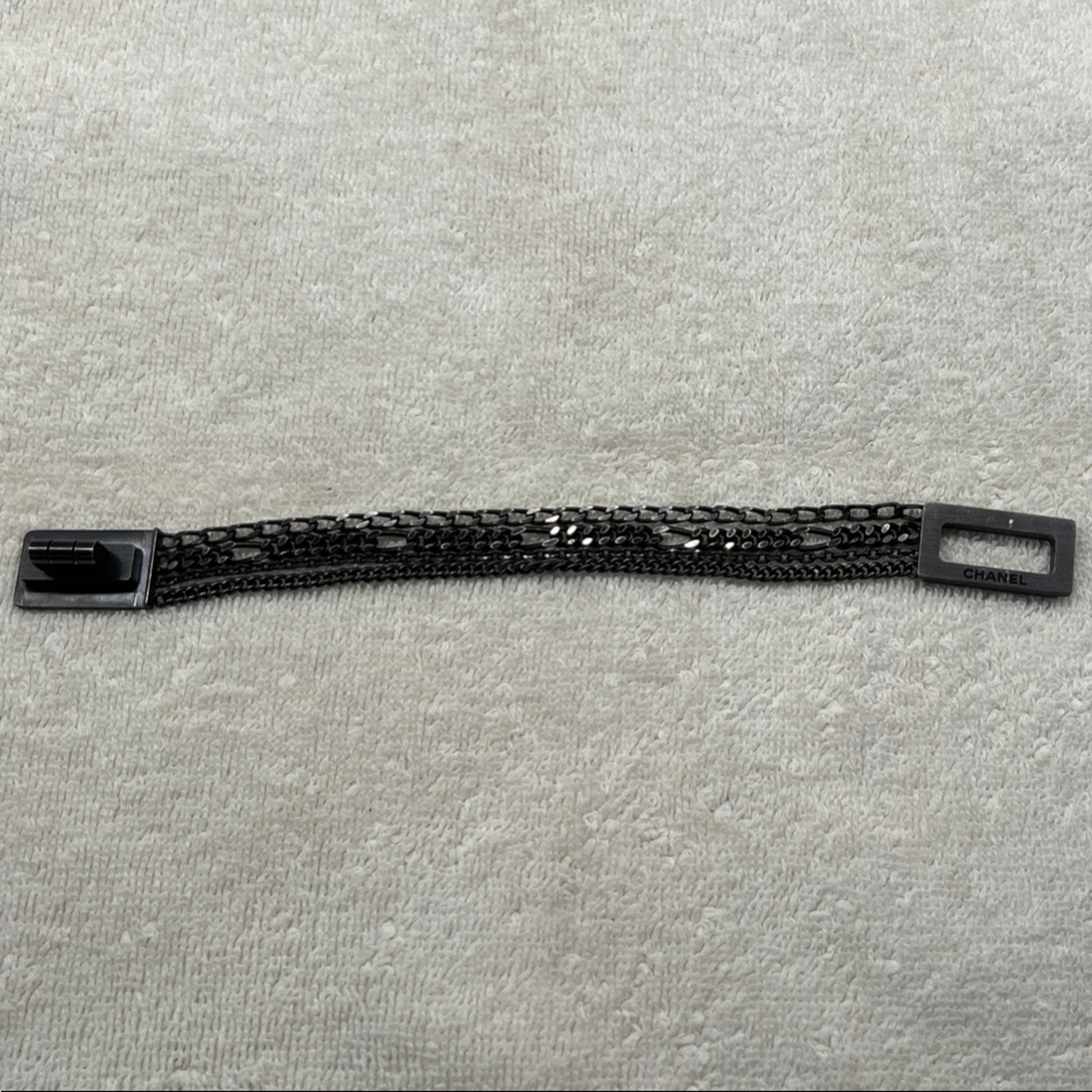 Chanel Turnlock Multistrand Chain Bracelet - Picture 6 of 6